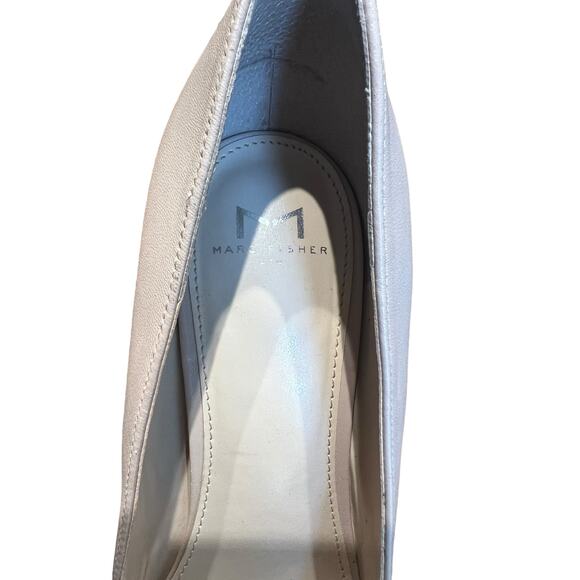 Marc Fisher Nude Block Heels Size 11M - Picture 5 of 8